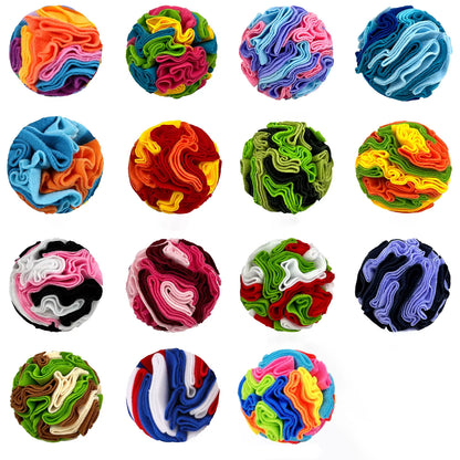 Interactive Dog Toys Snuffle Ball for Dogs Encourage Natural Foraging Skills ,Snuffle Ball Dog Puzzle Toys Treat Ball for Large