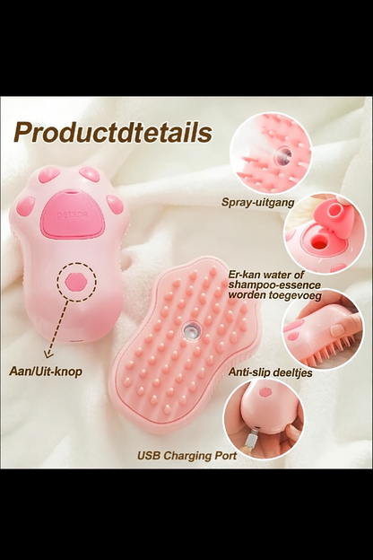 3-in-1 Elektrische Huisdierenborstel